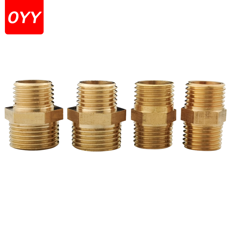 Spoke Nipple Brass - Messingrohr-Sechskantnippel-Fitting, Schnellkupplungsadapter, 1/8 1/4 3/8 1/2
